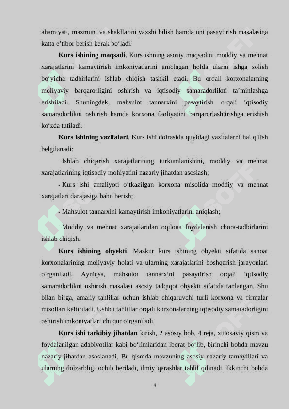 Global moliyaviy inqiroz sharoitida raqobatlashuvchi firmaning foydasi va daromadlari 4