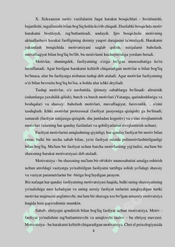 Motivlarning individual farqlari 7