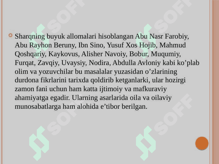 Sharq mutafakkirlarining falsafiy qarashlari 3