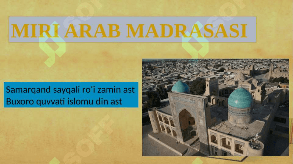 MIRI ARAB MADRASASI 2