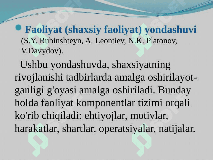 Tarbiya jarayonini tashkil etishga doir zamonaviy yondashuvlar va ularning o’ziga xosliklari 4