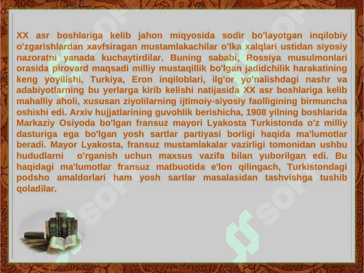 Turkistonda jadidchilik harakati va ularning faoliyati 6