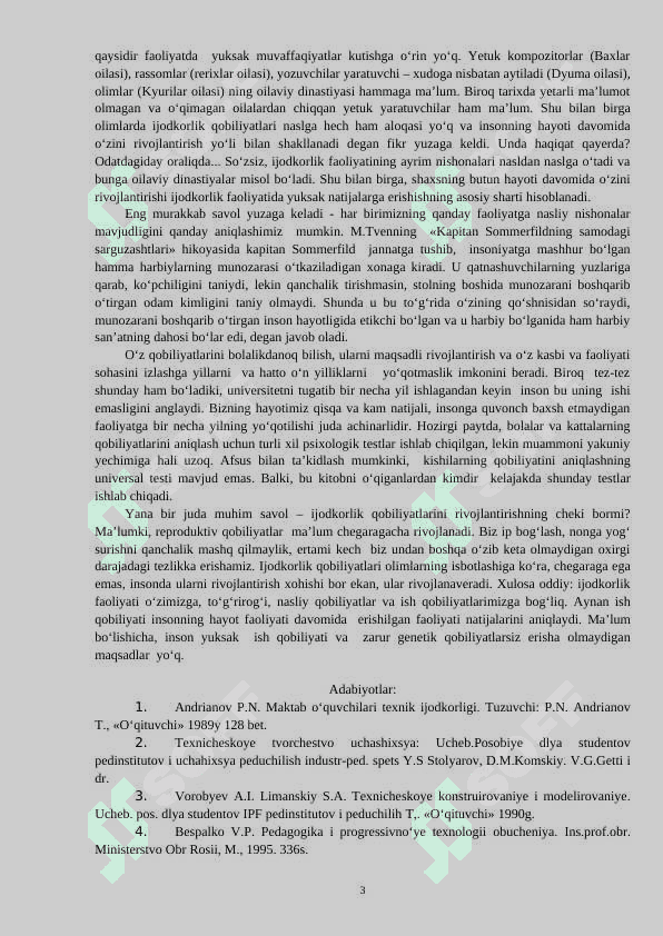Ijodkorlik 3