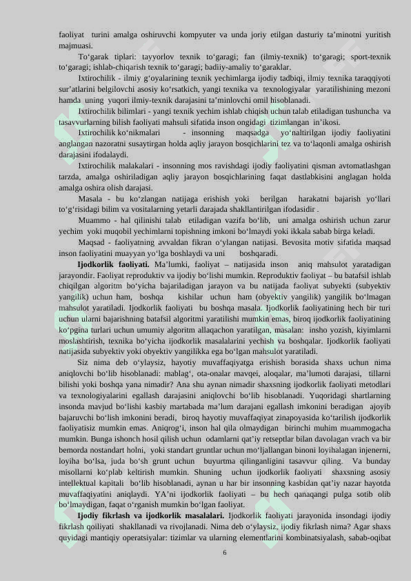 Ijodkorlik 6