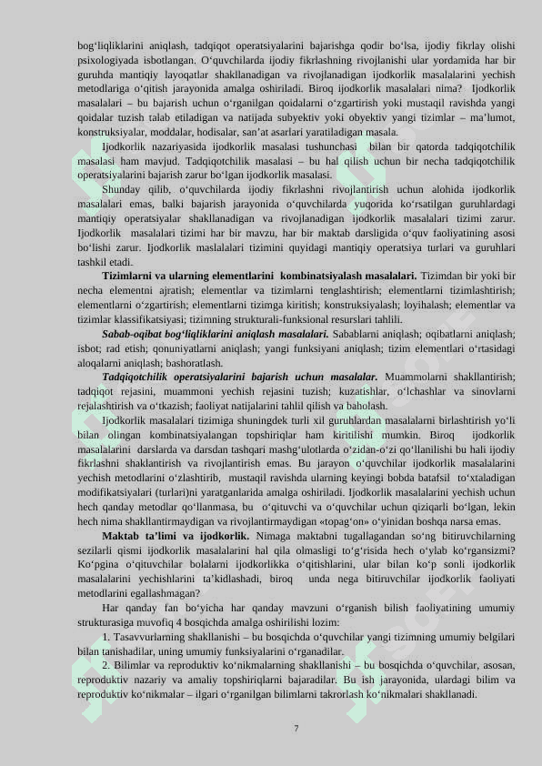 Ijodkorlik 7