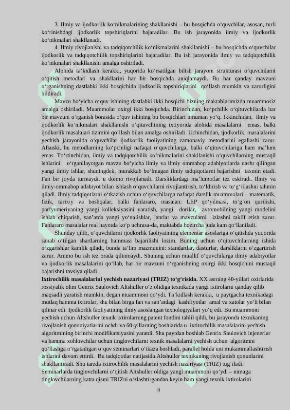 Ijodkorlik 8