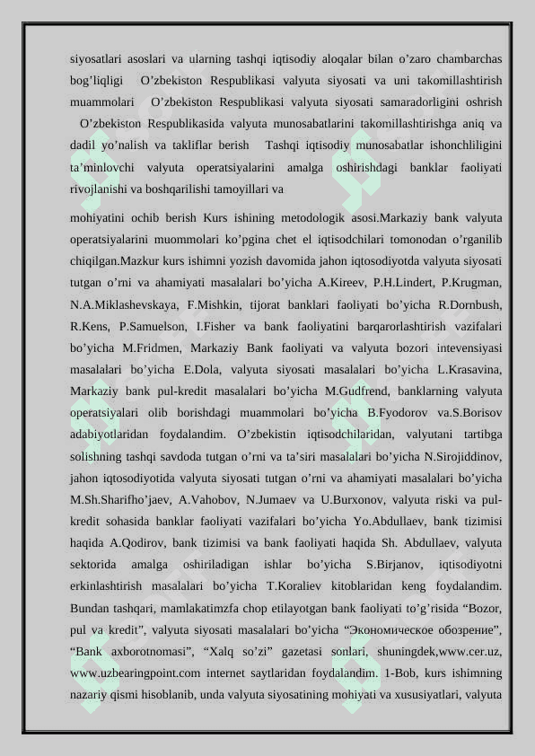 O'zbekiston Respublikasining tashqi savdo siyosati. 3