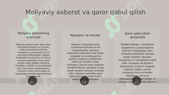 Moliyaviy axborotlarning umumiy tavsifi 8