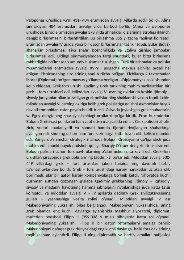 QADIMGI YUNONISTONDA XALQARO MUNOSABATLAR VA DIPLOMATIYA 2