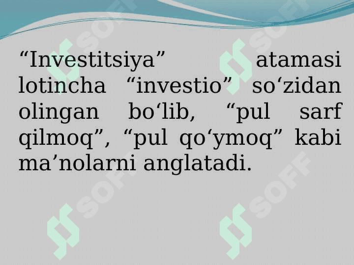 KORXONALARDA INVESTITSION FAOLIYAT VA UNING SAMARADORLIGINI OSHIRISH YO‘LLARI 2