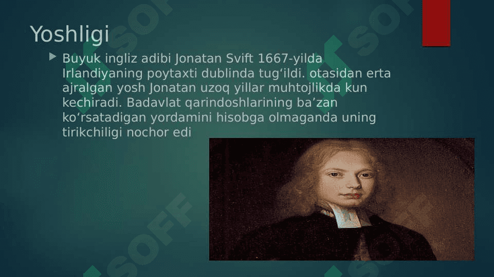 Jonatan Svift hayoti va ijodi 2