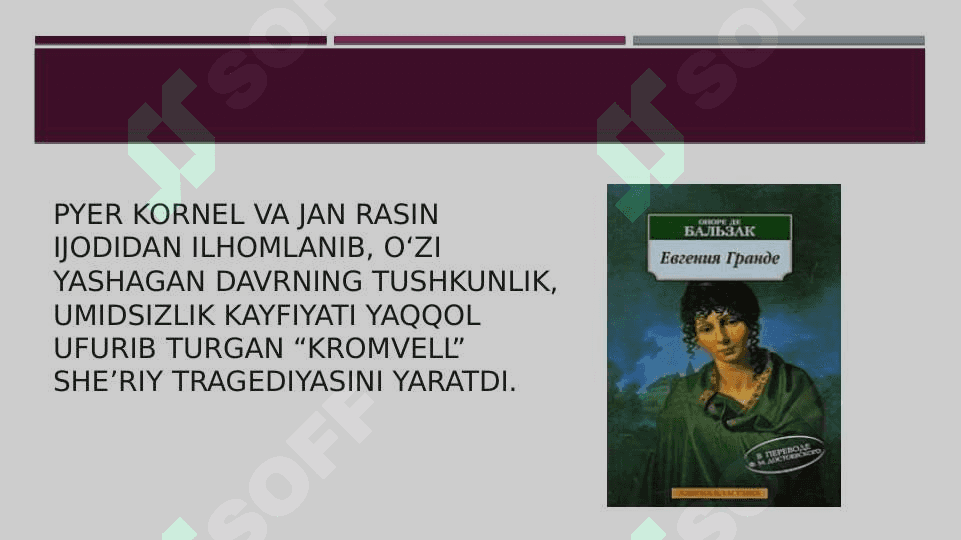 Onore de Balzak hayoti va ijodi 4