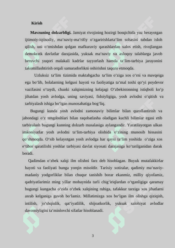 KATTA MAKTABGACHA YOSHDAGI BOLALARNING BILISHGA BOLGAN QIZIQISHLARINI RIVOJLANTIRISH TEXNOLOGIYASI 3