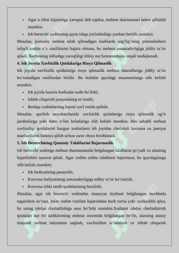 Xodimni ishdan chetlashtirish 6