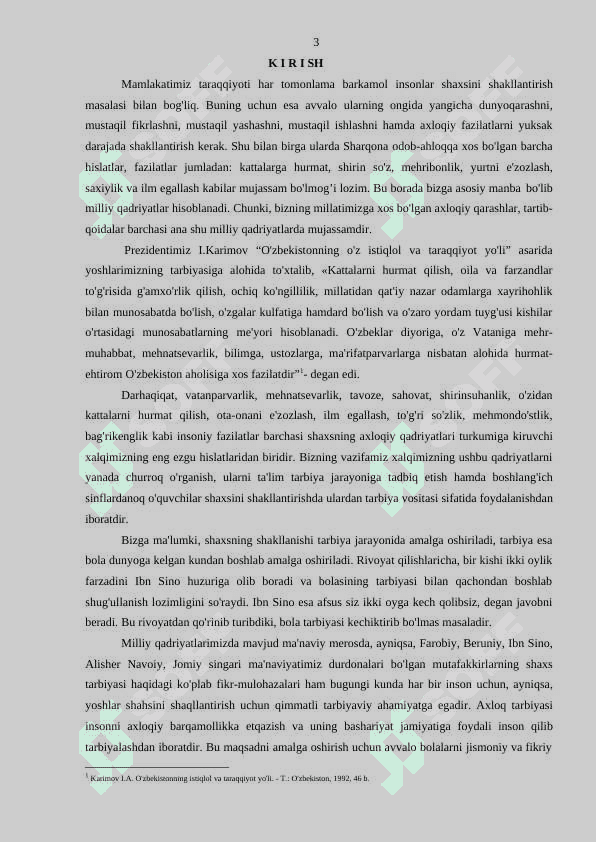 Boshlang‘ich sinflarda tarbiyaviy ishlarni tashkil yetish texnologiyasi 3