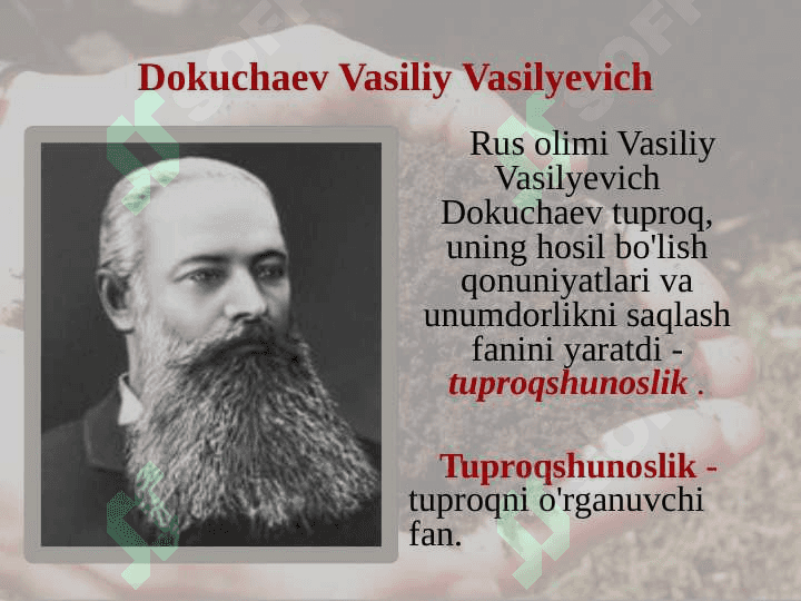 Tuproq tarkibi va xossalari. 2