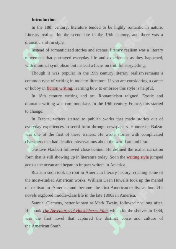 Critical realism in American literature 2
