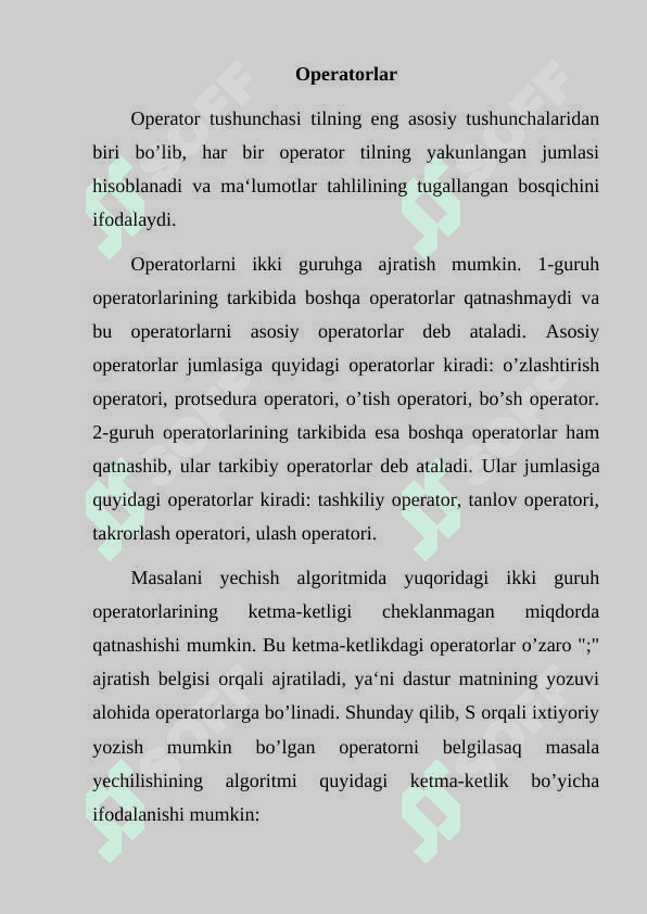 C# VA BOSHQA TILLARDA (PASCAL C++) MODULLA DASTURLASH 2