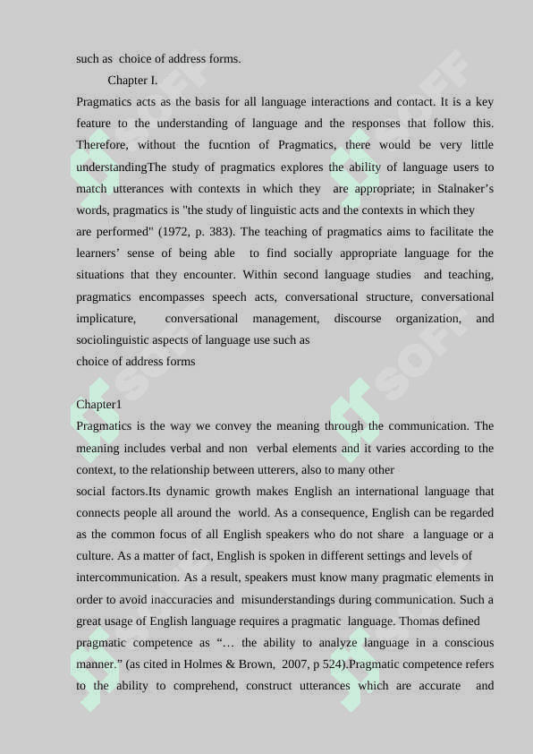 PRAGMATICS IN LINGUISTIC DEFINITION AND EXAMPLES 4
