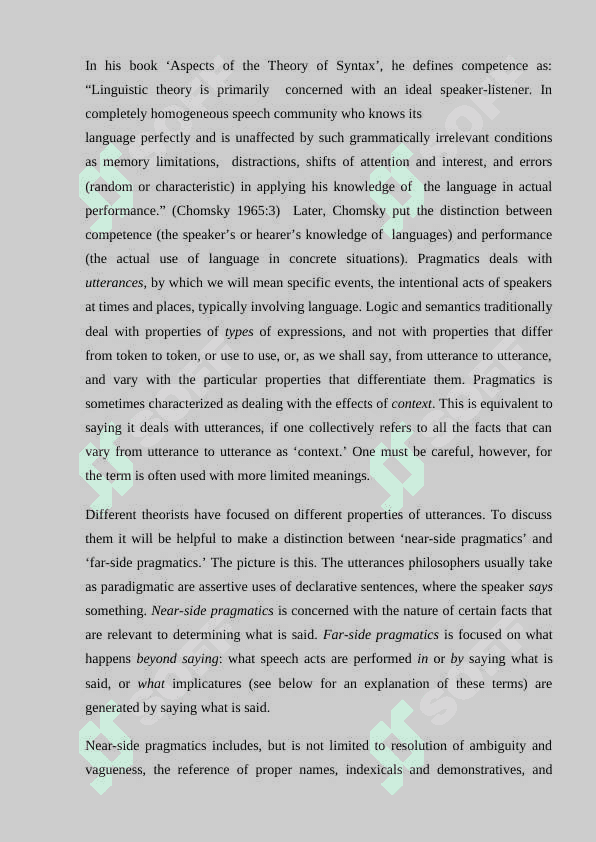 PRAGMATICS IN LINGUISTIC DEFINITION AND EXAMPLES 7