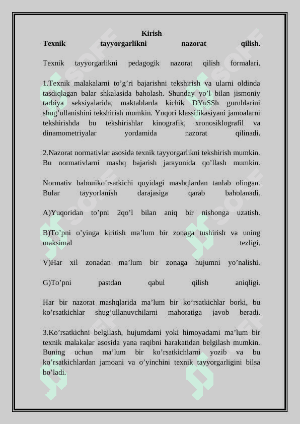 Voleybol to’pni boshqarish texnikasini o’rgatish 2