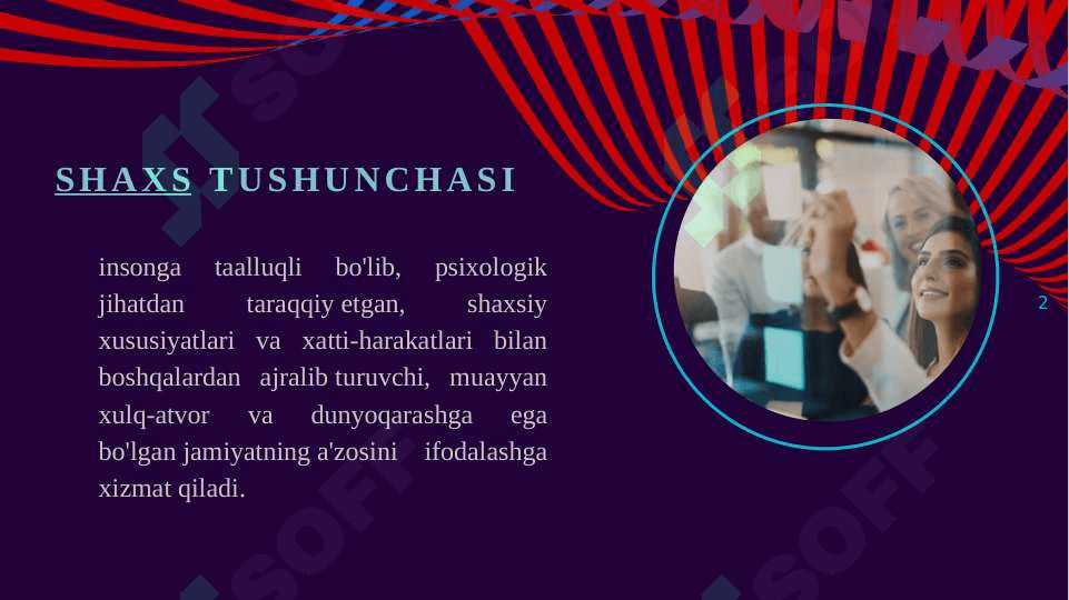 Shaxs muammolari, xarakter, mijoz tushunchalari 2