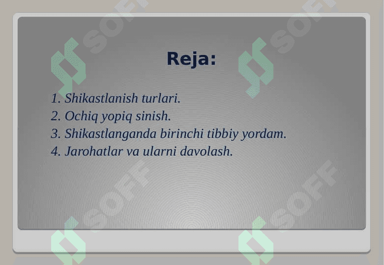 Kurashda shikastlanish oldini olish 2