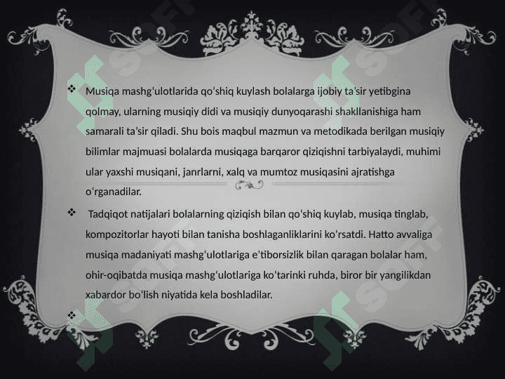 Xarakat – musiqaviy tarbiya vositasi sifatida 3