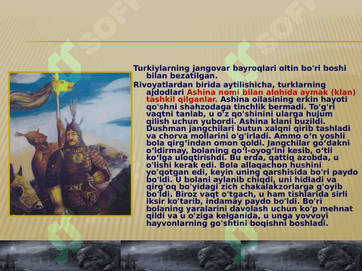 АSHINA URUG‘I HAQIDA MA’LUMОTLAR VA ULARNING ASL TARIХ BILAN BОG‘LIQLIGI 2