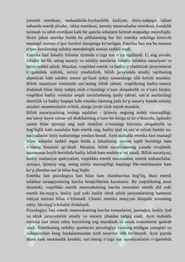 Pedagogik faoliyatda estetika 5