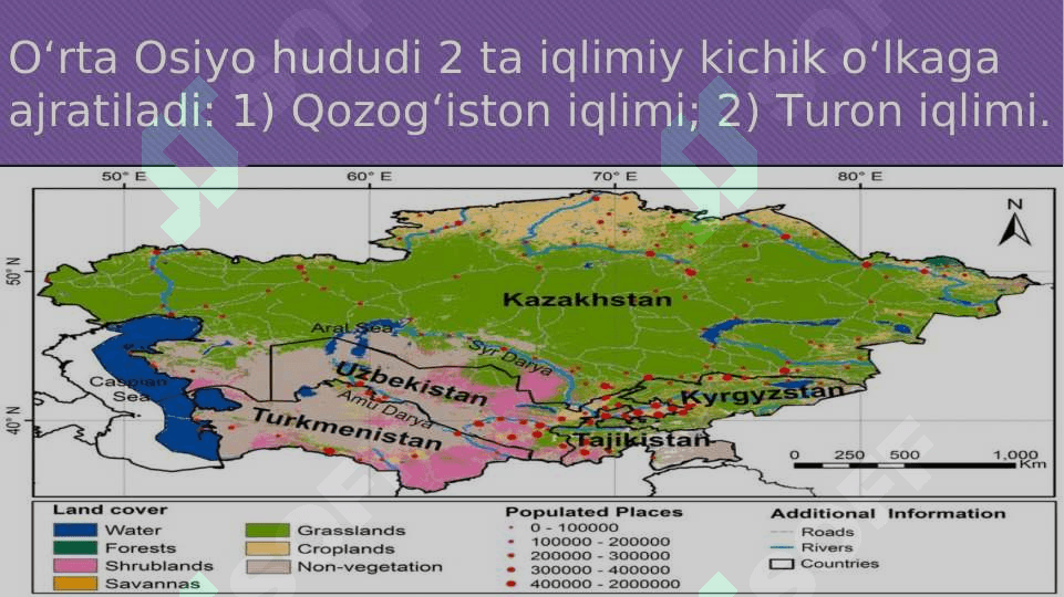 O‘RTA OSIYODAGI IQLIMIY TAFOVUTLAR 3