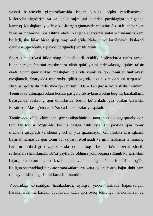 Gimnastikada tayyorgarlik jarayoni uslublari 4