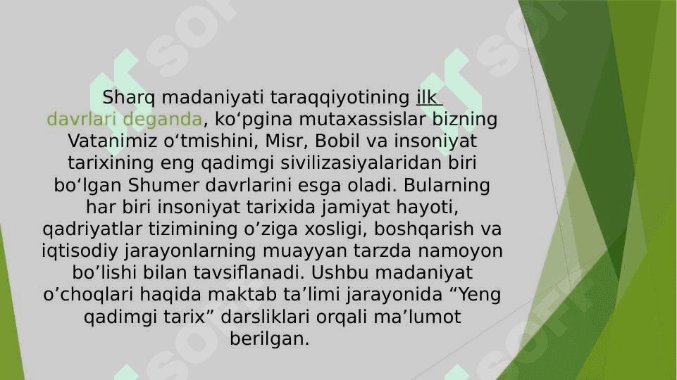 Qadimgi sharqda asotiriy tasavvurlar va falsafiy bilimlar paydo bo’lishi 3