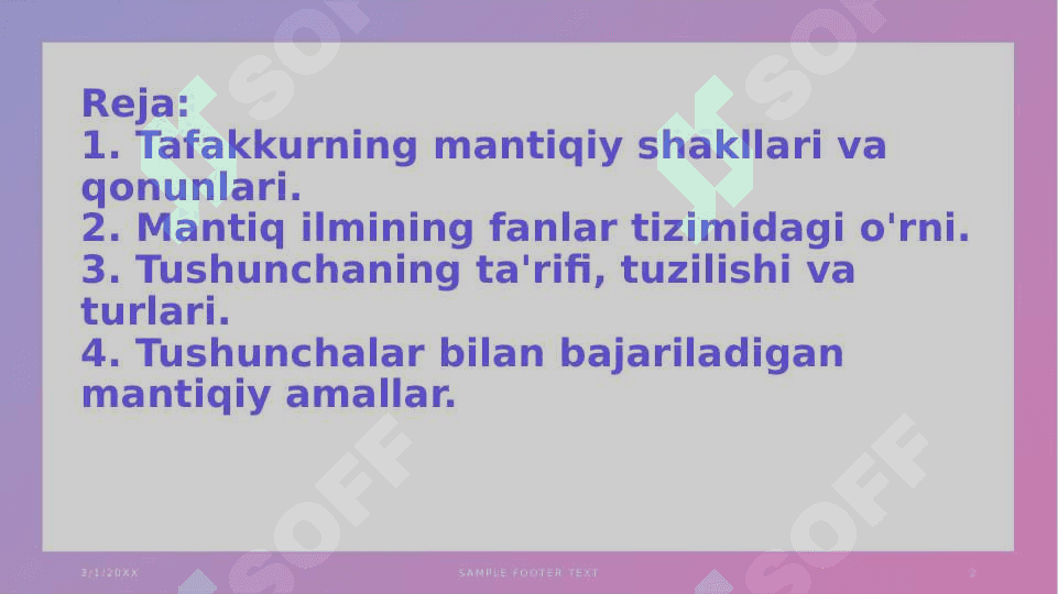 Tafakkurning mantiqiy shakllari va  qonunlari 2