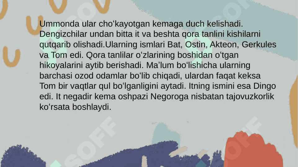 Jyul Vern hayoti va ijodi va uning " O'n besh yoshli kapitan " asari 7