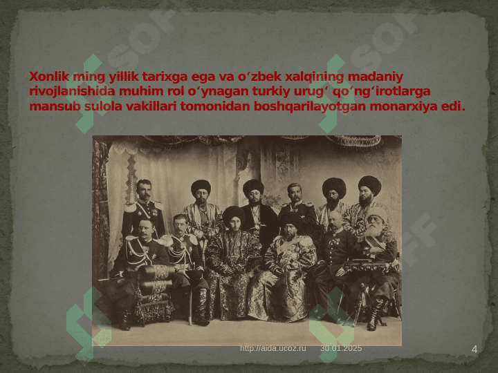 Qo‘ng‘irоtlar sulоlasining zaiflashuvi sabablari 4