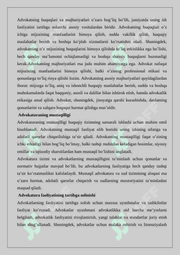 Advakatura – huquqiy instituti 3