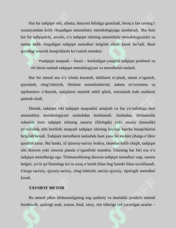 LINGVISTIK TADQIQOT METODLARI 1