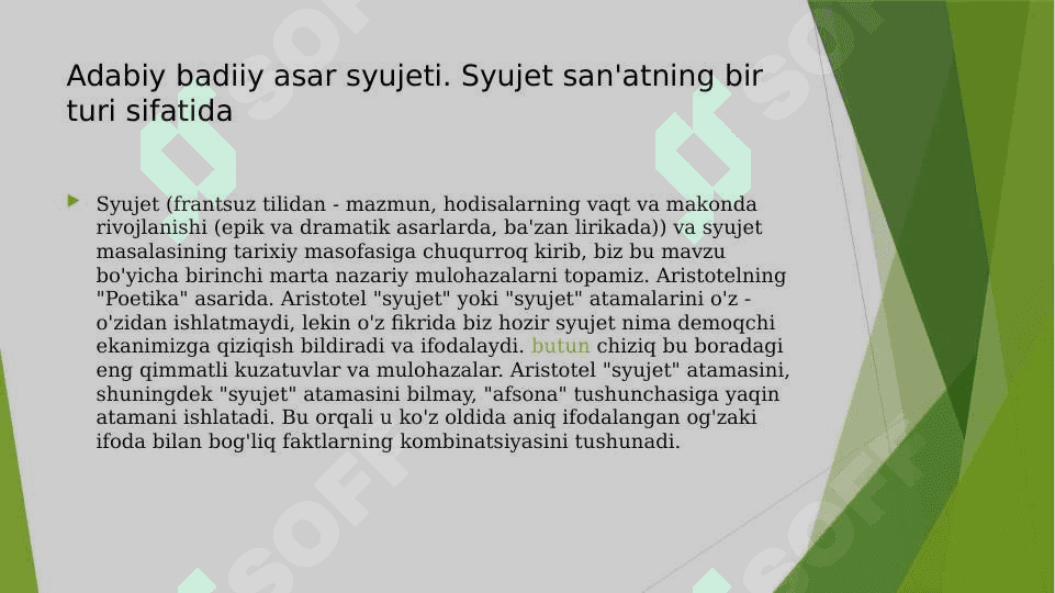 Lirik drammatik asarlar syujeti 2