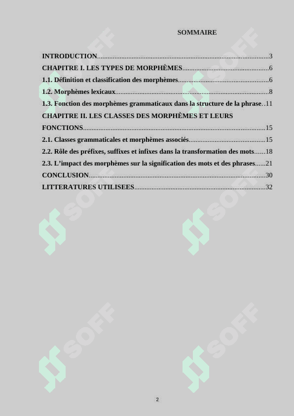 Construction morphologique du mot types et classes des motphèmes 2