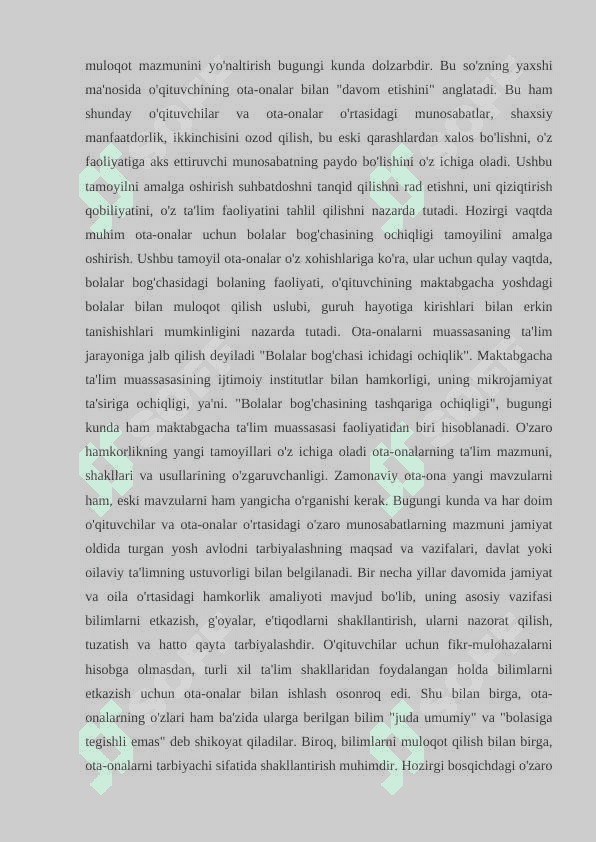 Maktabgacha talim tashkiloti va oila hamkorligi 3