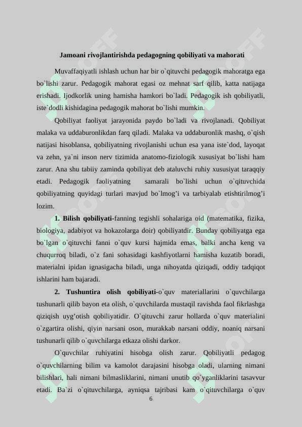 Jamoa rivojlanishida tarbiya usullar 6