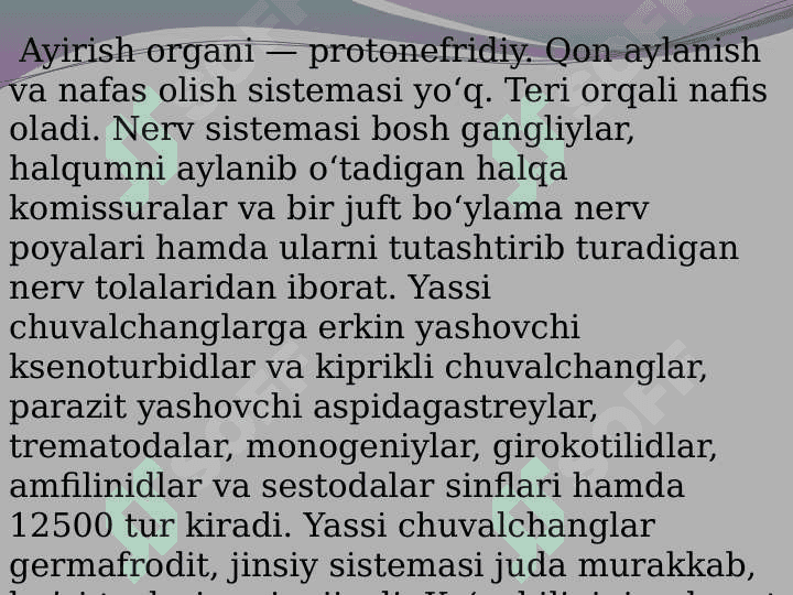 Parazit chuvalchanglar 4