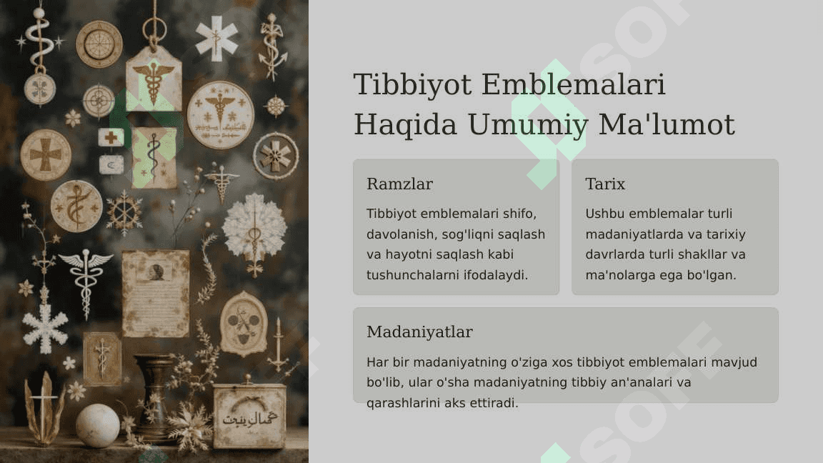 Tibbiyot Emblemalari 4