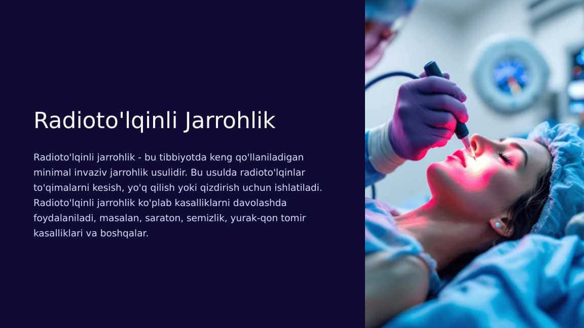 Radioto'lqinli jarrohlik 1