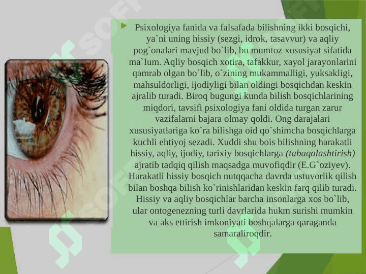 Sezgi psixologiyasi (TAQDIMOT) 5