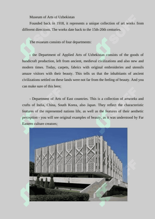 Museums of Uzbekistan 2