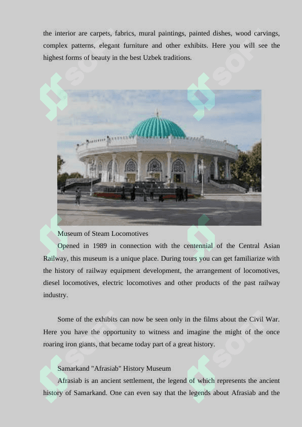 Museums of Uzbekistan 4