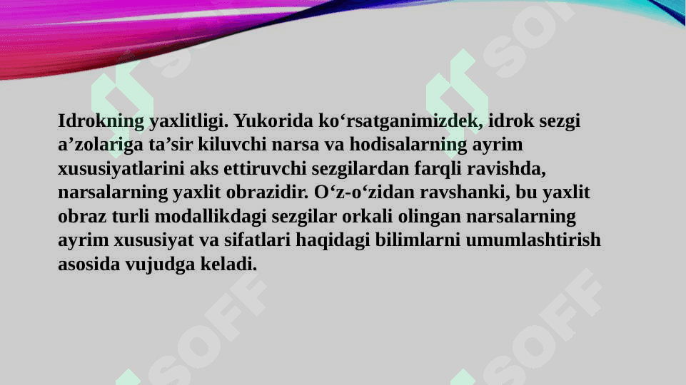 IDROK, IDROK HAQIDA TUSHUNCHA (taqdimot) 8