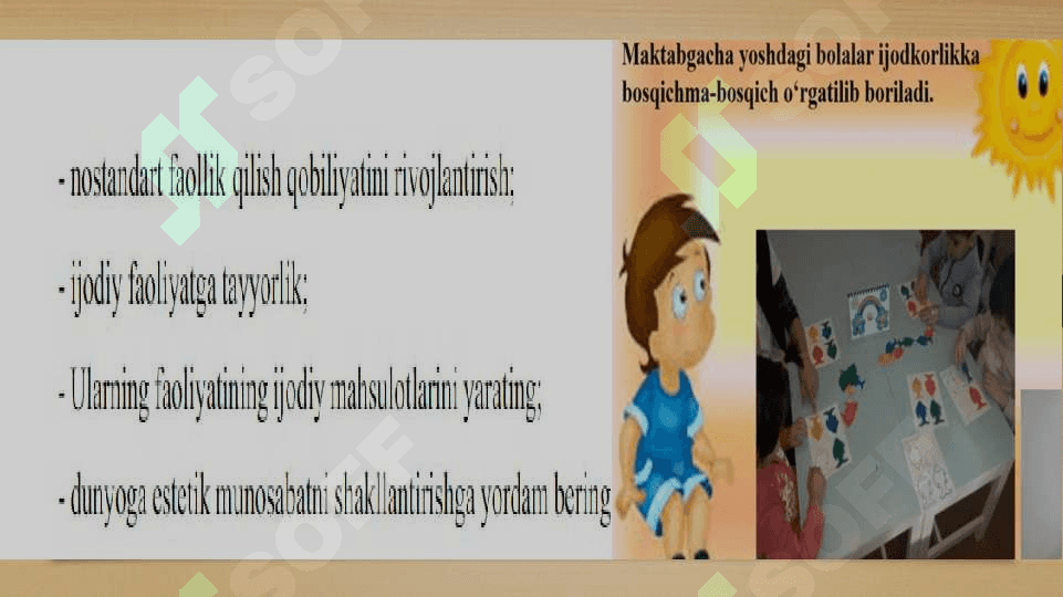 Maktabgacha ta’lim tashkilotida sahnalashtirish faoliyatini tashkil qilish texnologilari 6